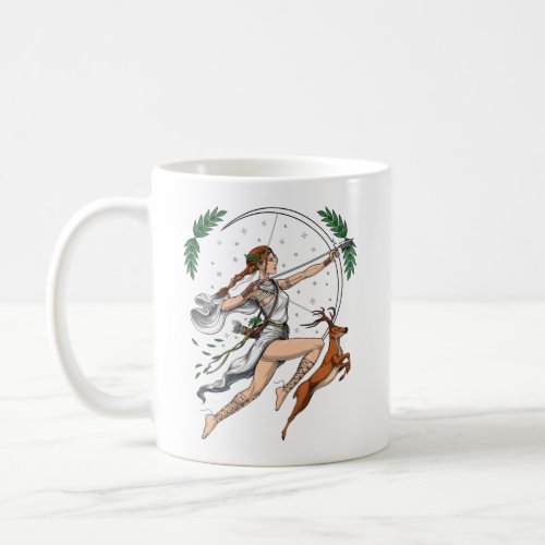 Greek Goddess Artemis Coffee Mug