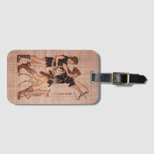 Greek Goddess Artemis Luggage Tag
