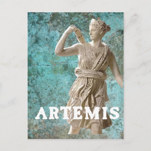Greek Goddess Artemis Mythology Postcard