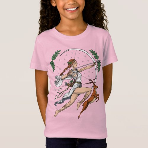 Greek Goddess Artemis T_Shirt