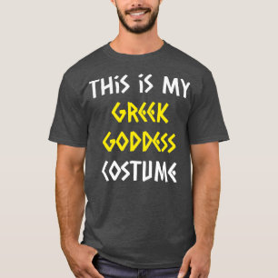 Greek Goddess Costume Halloween Mythology Lazy T-Shirt