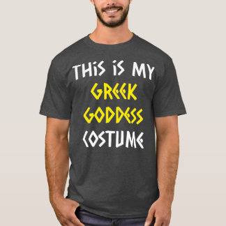 Greek Goddess Costume Halloween Mythology Lazy T-Shirt