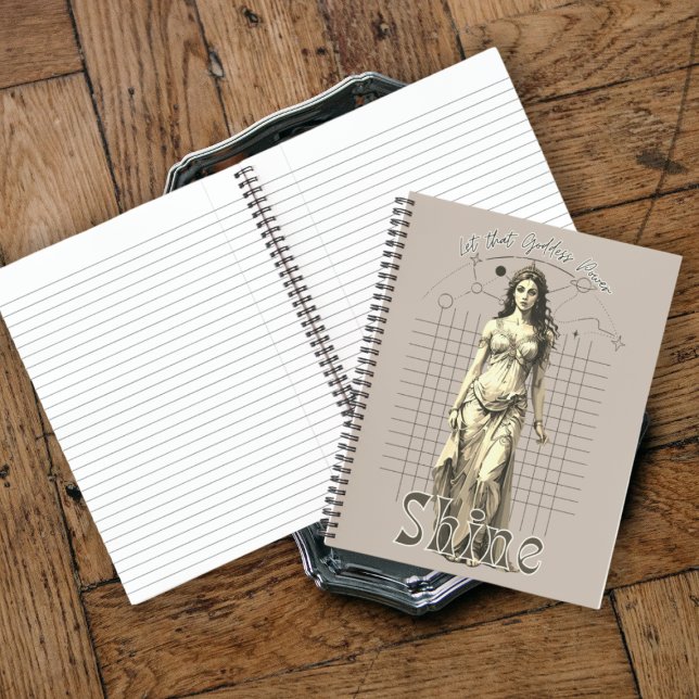 Greek Goddess Customizable Notebook (Creator Uploaded)