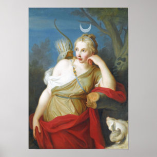 Greek Goddess Diana of the Hunt Poster