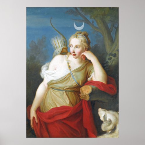 Greek Goddess Diana of the Hunt Poster