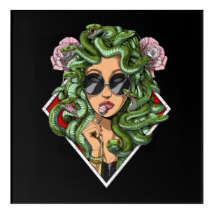 Greek Goddess Medusa Acrylic Print