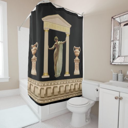 Greek Goddess Shower Curtain