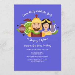 Greek Gods Invitation