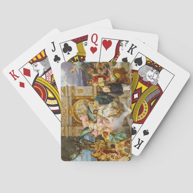 Greek Gods on Mount Parnassus Poker Cards (Back)