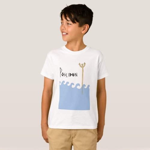 Greek Gods Poseidon Kids tshirt T_Shirt