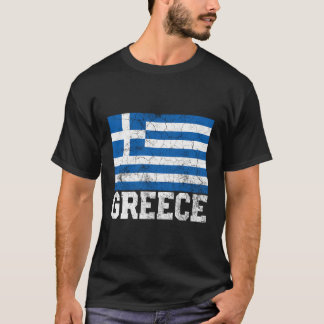 Greek Greece Flag Pride Family Roots National Men  T-Shirt