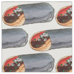 Greek Gyro Pita Meat Sandwich Mediterranean Food Fabric