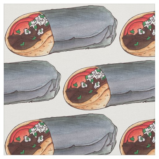 Greek Gyro Pita Meat Sandwich Mediterranean Food Fabric