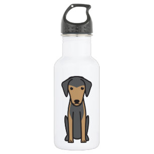 Greek Harehound Dog Cartoon Stainless Steel Water Bottle