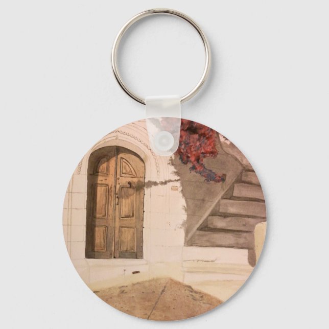Greek Holidays Keychain (Front)