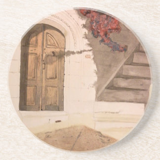 Greek Holidays Sandstone Coaster