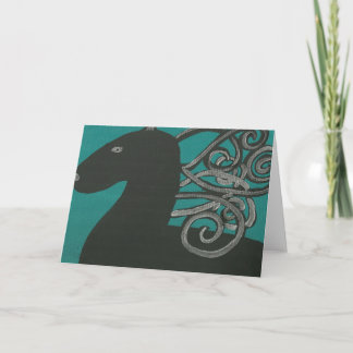 Greek Horse Card
