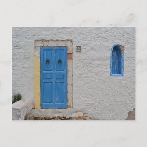 Greek house postcard