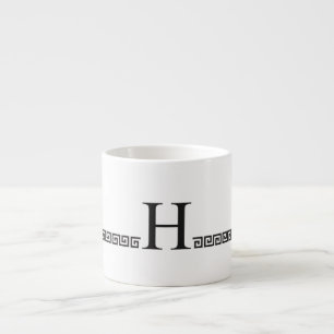 Greek Initial Espresso Cup
