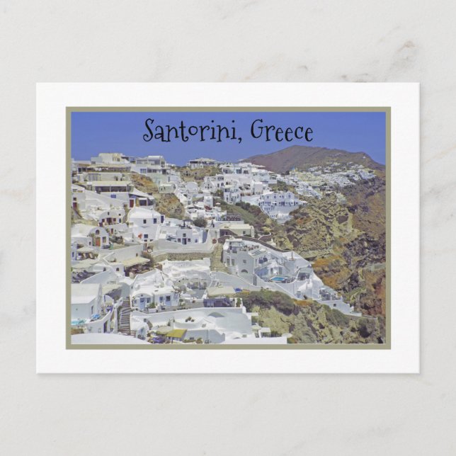 Greek Island of Santorini Postcard (Front)