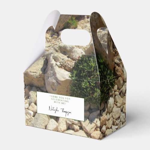 Greek Islands Mediterranean Landscape Greenery Favor Boxes