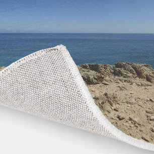 Greek Islands Mediterranean Landscape Rug