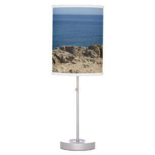 Greek Islands Mediterranean Landscape Table Lamp
