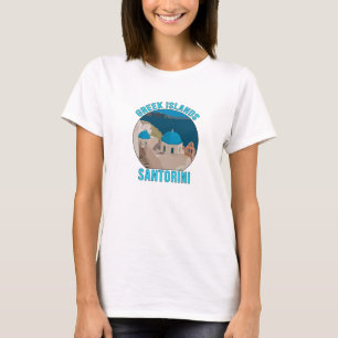 Greek Islands Santorini T-Shirt