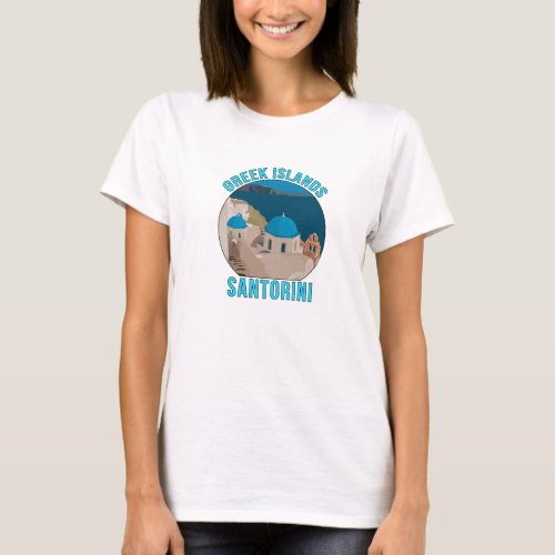 Greek Islands Santorini T_Shirt