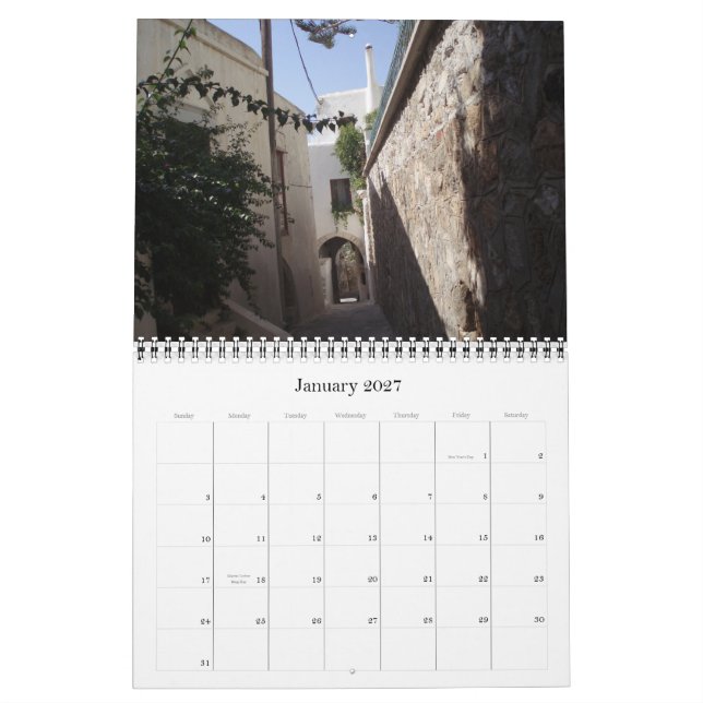 Greek Isles 2011 Calendar (Jan 2027)