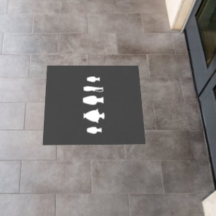 Greek Italian Style Ancient Jars Pots Floor Decals