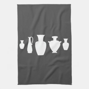 Greek Italian Style Ancient Jars Pots Kitchen Towel