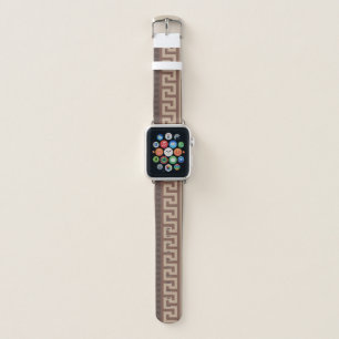 Greek key border apple watch band
