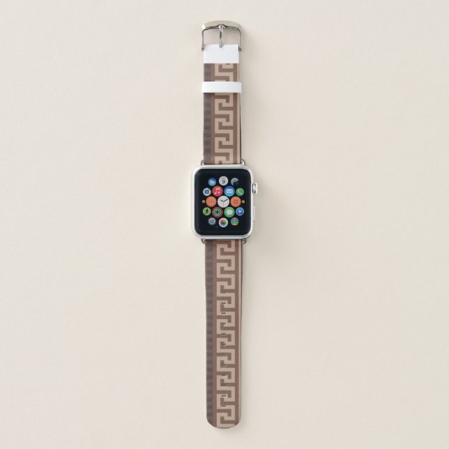 Greek key border apple watch band (Front)