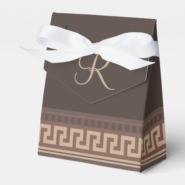 Greek key border favor boxes (Front Side)