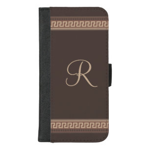 Greek key border iPhone 8/7 plus wallet case