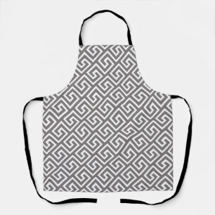 Greek Key Classic Square Swirl Pattern Apron