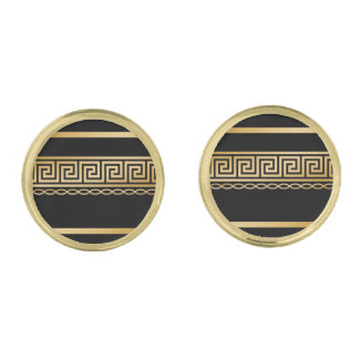 Greek Key Cufflinks