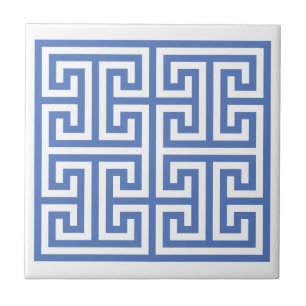 Greek Key Design Ceramic Tile