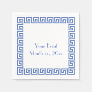 Greek Key Design Napkins