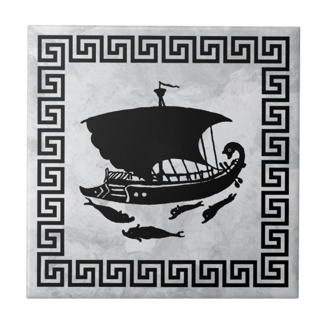 Greek Key Design Tile (Front)