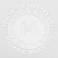 Classic Monogram From the Library of Book Embosser