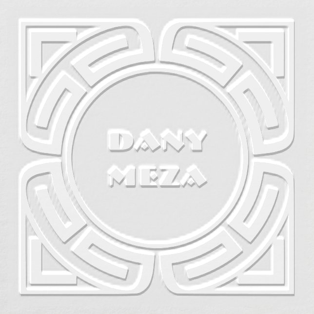 Greek Key Geometric Embosser (Design)