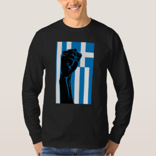 Greek Key Greek Pride OPA Hellas Greece Greek Flag T-Shirt
