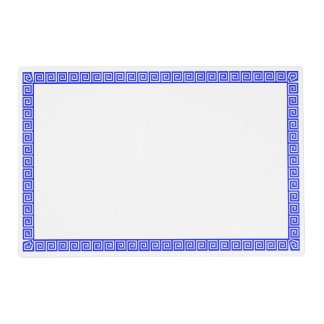 Greek Key, Hellenic design Placemat