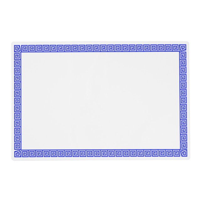Greek Key, Hellenic design  Placemat (Front)