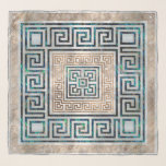 Greek Key Ornament -Abalone and gold Scarf<br><div class="desc">Greek Key Ornament - Greek Meander -Abalone and gold</div>