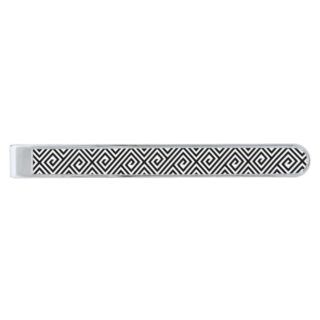 Greek Key Pattern Custom Classic Tie Bar (Front)