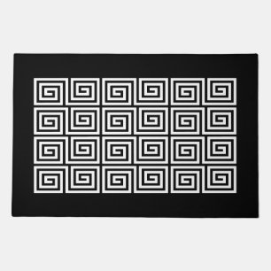 Greek Key Pattern Doormat