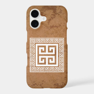 Greek Key Pattern White Design iPhone / iPad case